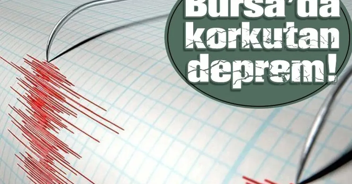 Bursa da korkutan deprem ŞehirMedya