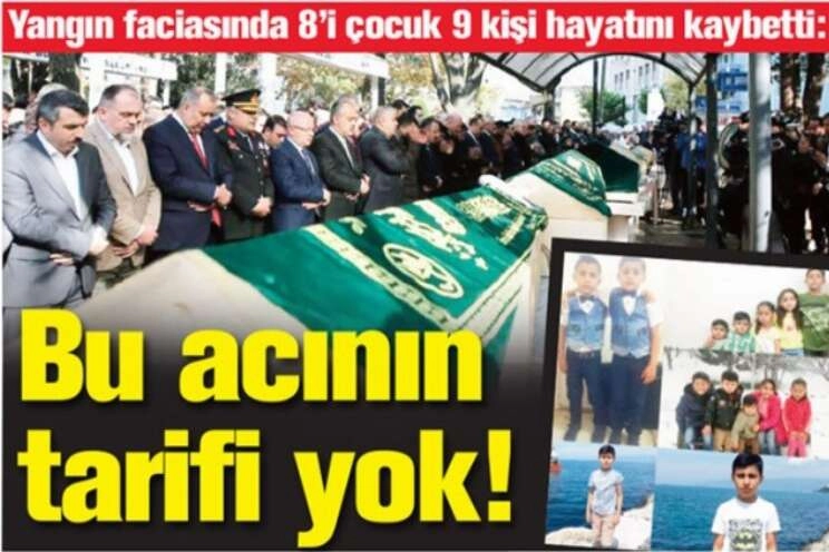 Yangın faciasında 8'i çocuk 9 kişi hayatını kaybetti: Bu acının tarifi yok!