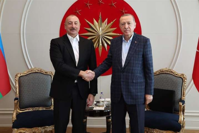 Cumhurbaşkanı Erdoğan, Azerbaycan Cumhurbaşkanı Aliyev ile görüştü