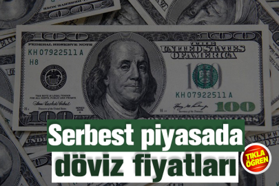 Serbest piyasada döviz fiyatları