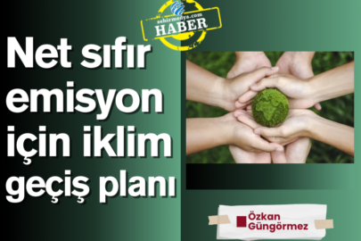 Net sıfır emisyon için  iklim geçiş planı