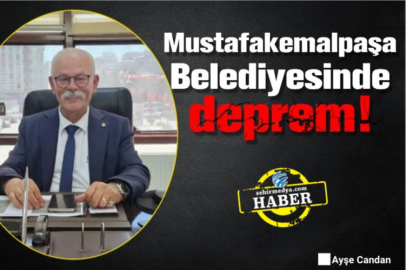 Mustafakemalpaşa Belediyesinde deprem!