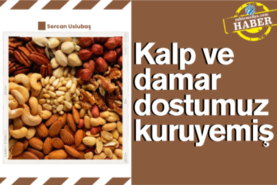 Kalp ve damar dostumuz kuruyemiş…