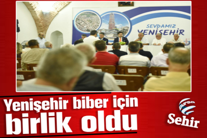 Yenişehir biber için birlik oldu