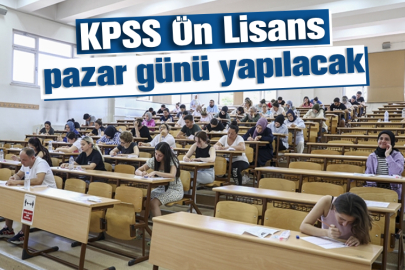 KPSS Ön Lisans pazar günü yapılacak