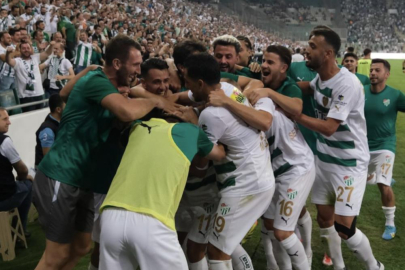 Bursaspor'dan muhteşem galibiyet