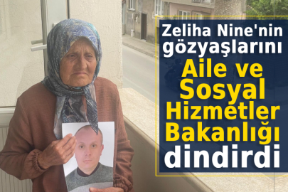 Zeliha Nine'nin gözyaşlarını Aile ve Sosyal Hizmetler Bakanlığı dindirdi