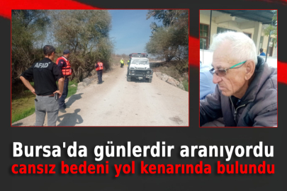 Bursa'da günlerdir aranıyordu cansız bedeni yol kenarında bulundu