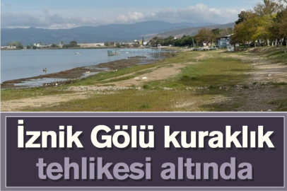 İznik Gölü kuraklık tehlikesi altında