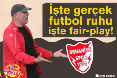 İşte gerçek futbol ruhu işte fair-play!