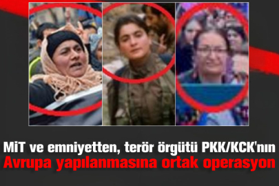 MİT ve emniyetten, terör örgütü PKK/KCK'nın Avrupa yapılanmasına ortak operasyon