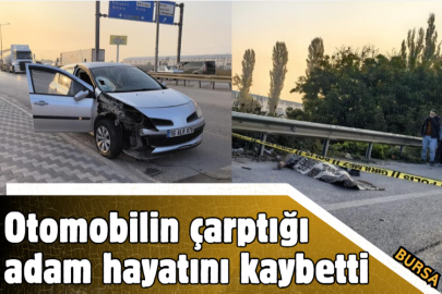 Otomobilin çarptığı adam hayatını kaybetti