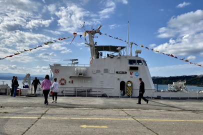 Sahil Güvenlik Komutanlığı gemisi TCSG-72, Sinop'ta ziyarete açıldı