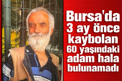 Bursa'da 3 ay önce kaybolan 60 yaşındaki adam hala bulunamadı