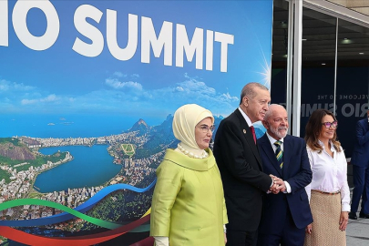 Cumhurbaşkanı Erdoğan, G20 Liderler Zirvesi resmi karşılama törenine katıldı