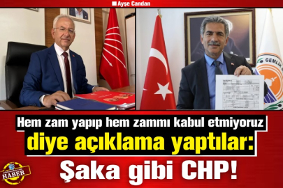 Hem zam yapıp hem zammı kabul etmiyoruz diye açıklama yaptılar:  Şaka gibi CHP!