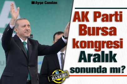 AK Parti Bursa kongresi Aralık sonunda mı?