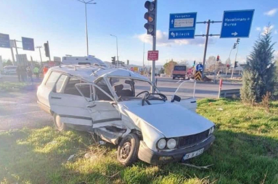 Bursa'da feci kaza! 1 ölü 1 yaralı