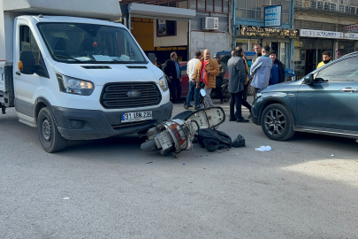 Kazada yaralanan sürücüden geriye motosikletine astığı ekmeği kaldı