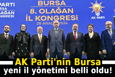 AK Parti'nin Bursa yeni il yönetimi belli oldu!