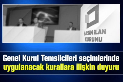 Genel Kurul Temsilcileri seçimlerinde uygulanacak kurallara ilişkin duyuru