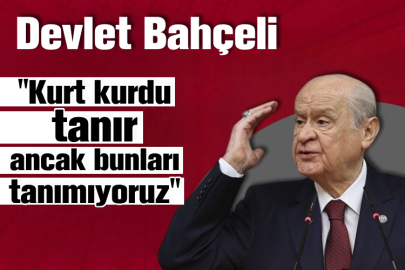 Devlet Bahçeli: Kurt kurdu tanır ancak bunları tanımıyoruz