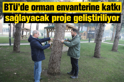 BTÜ’de orman envanterine katkı sağlayacak proje geliştiriliyor