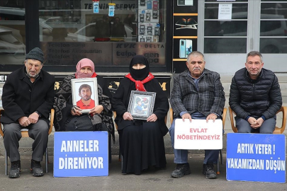 Muşlu aileler, DEM Parti binası önündeki eylemlerine devam etti