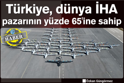 Türkiye, dünya İHA pazarının yüzde 65'ini sahip