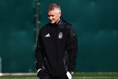 Beşiktaş'ta teknik direktör Ole Gunnar Solskjaer, ilk idmanına çıktı