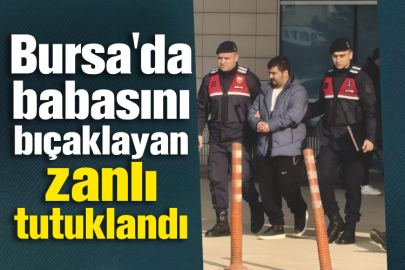 Bursa'da babasını bıçaklayan zanlı tutuklandı