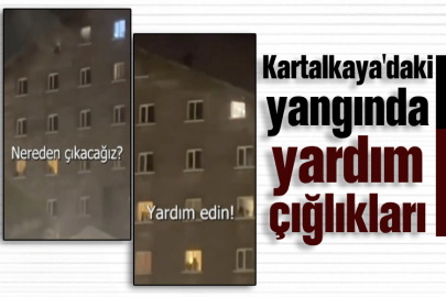 Kartalkaya'daki yangında yardım çığlıkları