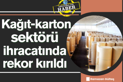 Kağıt-karton sektörü ihracatında rekor kırıldı